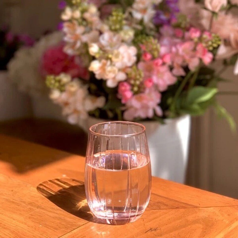 image 1 of Linka Coloured Glasses Sets Glassware Cup Tall Short Cocktail Tumblers | Multi | Pink 380ml