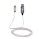 image 5 of Lazerbuilt Rick & Morty Flowing LED Lightning Charging Cable