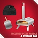 image 8 of George Foreman GFWPPO2SSPC Pizza Oven Stainless Steel 16" Wood Pellet with Paddle & Carry Bag