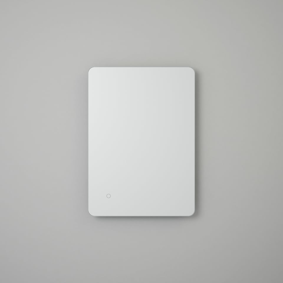 image 1 of Mila - LED Bathroom Mirror Touch Control, 70 x 50cm Demister, CCT