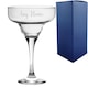 image 1 of Personalised Engraved 295ml Margarita Cocktail Glass for Friend