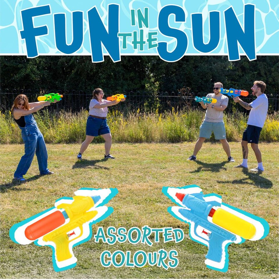 image 1 of Water Shooter for Kids Summer Blaster - Small Water Blaster 7" x 4"/19cm x 11cm - Kids Water Shooter – Swimming Pool & Beach Party Water Blaster for Summer Fun