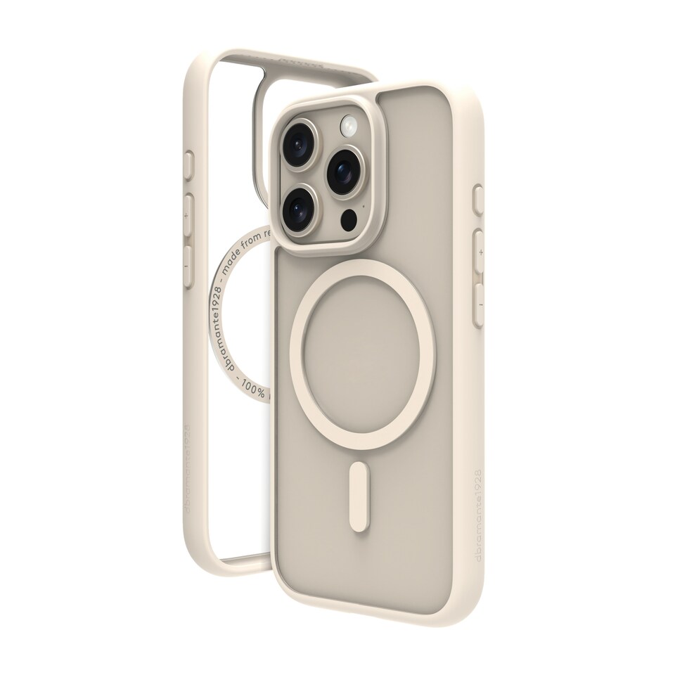 image 1 of Dbramante GN61GO006374 Grenen MagSafe Case - iPhone 16 Pro - Gold