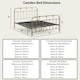 image 10 of Camden Victorian Hospital Style Distressed Antique Brass Effect Metal Bed Frame | Bronze | Antique Brass | Small Double