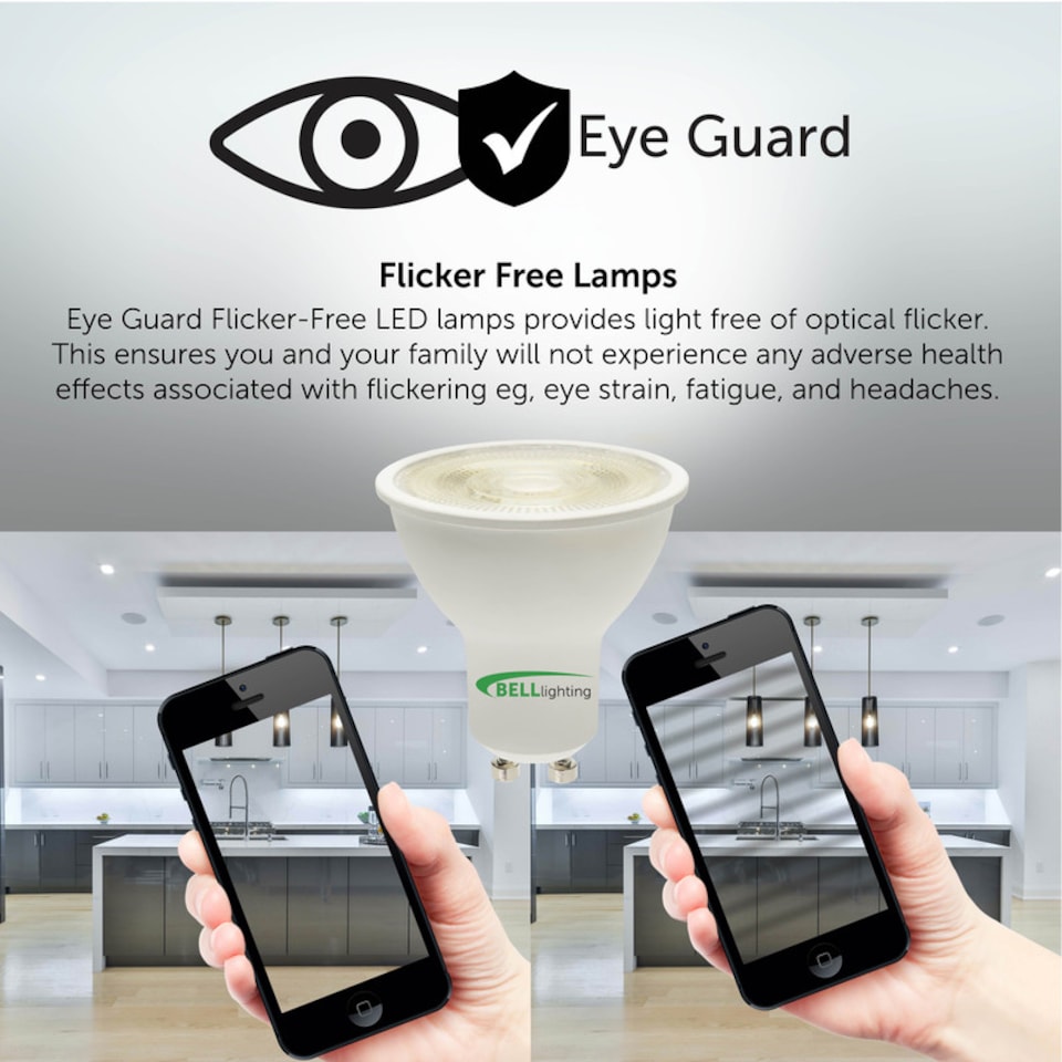 image 1 of BELL Lighting GU10 Dimmable LED Spotlight 4.4W Natural White 4000K Light Bulbs