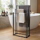 image 3 of 3 Tier Freestanding Towel Rack Bathroom Stand Holder