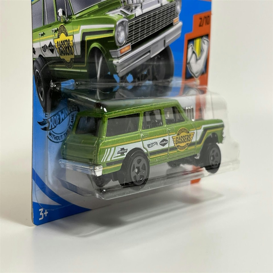image 1 of Hot Wheels 1964 Nova Wagon Gasser Muscle Mania 1:64 Scale GHF17M522 B5