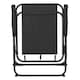image 4 of Harbour Housewares 6x Folding Metal Beach Chairs - Black - Folding Chair Camping Chair Outdoor Chair Beach Chair Deck Chair