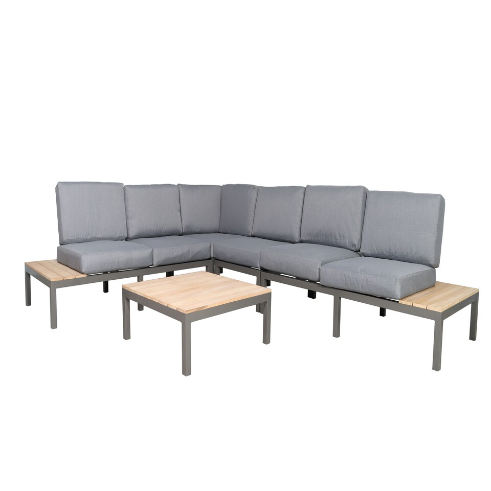 image 1 of Aspen 6 Seater Corner Lounging Set