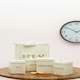 image 5 of Interiors By Premier 5pc Cream Kitchen Storage Set, Coffee, & Sugar Canisters With Utensil Holder, Ceramic Canisters With Lids