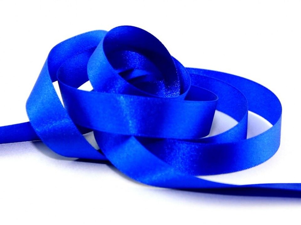 Berisfords 243 Dark Royal 5mm Double Faced Satin Ribbon for Dressmaking - per metre