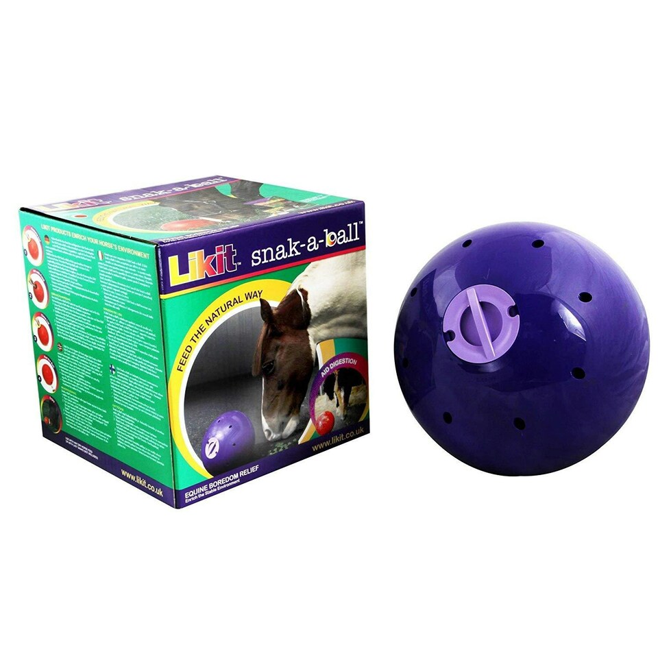 image 1 of Likit Snak-a-Ball - Purple - One Size