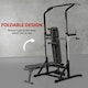 image 5 of HOMCOM Adjustable&Folded Dip Stands Multi-Function Pull-ups Sit-ups Fitness tool