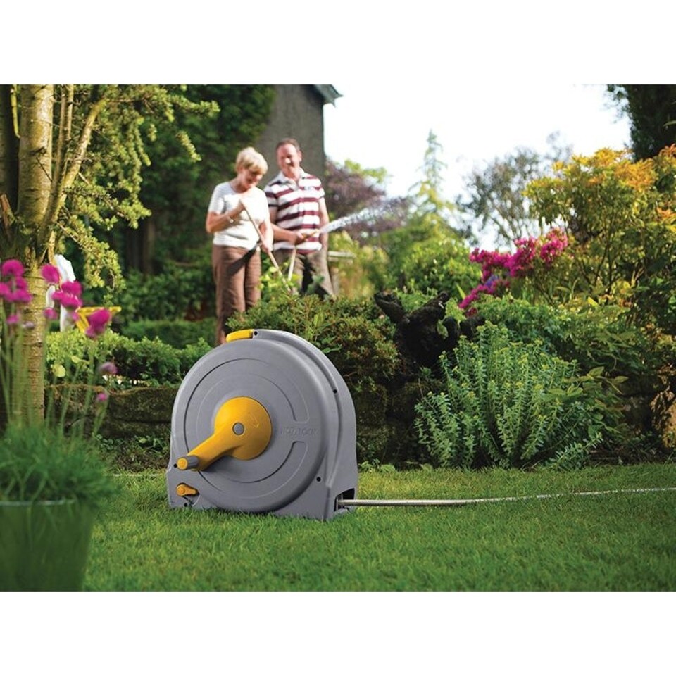 image 1 of Hozelock 2494 Freestanding 40m Fast Reel + 40m Of 12.5mm Hose - Multi Colour - One Size Multi