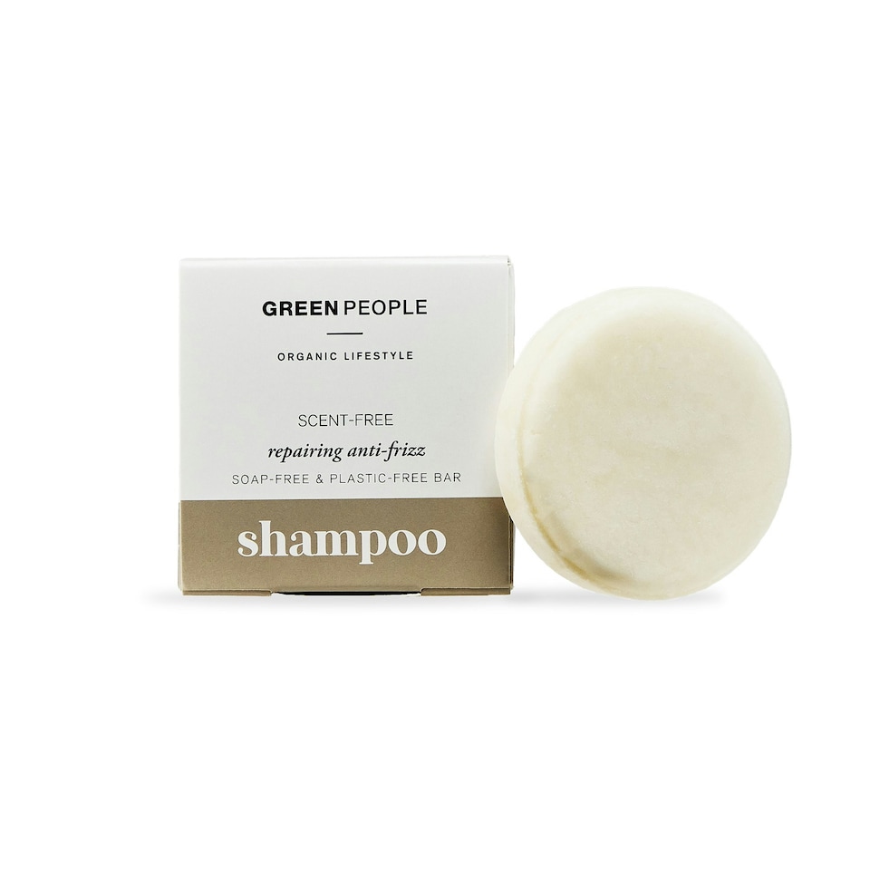 image 1 of Green People Scent Free Shampoo Bar Ultra Gentle Vegan 50g