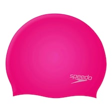 Speedo Childrens/Kids Silicone Moulded Swimming Cap - Pink - One Size