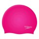 image 1 of Speedo Childrens/Kids Silicone Moulded Swimming Cap - Pink - One Size