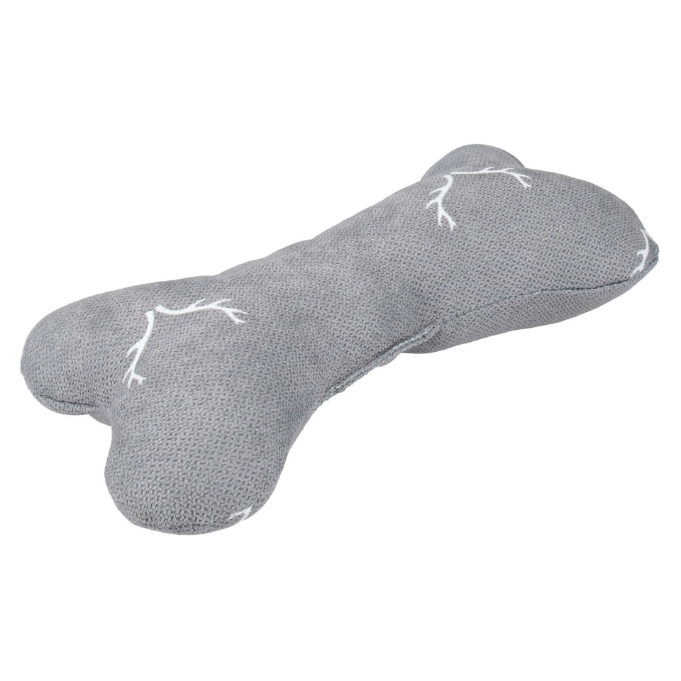 image 1 of Dog Christmas Gift Plush Comfort Super Soft  Antler Comfort Bone Toy 13x25cm