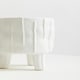 image 5 of Interiors by Premier Versatile White Small Planter, Lightweight Large Garden Flower Pot, Stylish Design Planter For Plants White