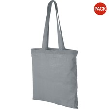 Bullet Carolina Cotton Tote (Pack Of 2) - Grey - 38 x 42 cm | Grey