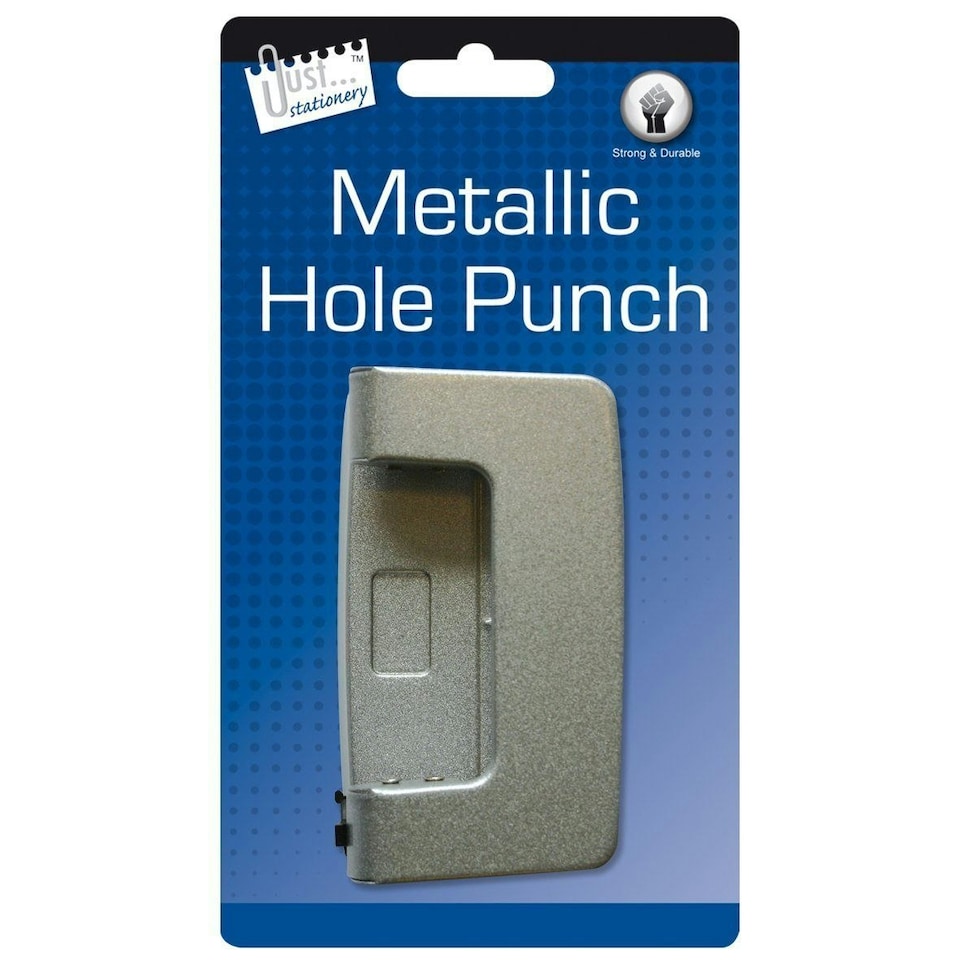 image 1 of Just Stationery 2 Hole Metallic Punch