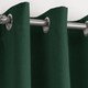 image 3 of Enhanced Living Vogue Green 46 x 54 inch (117x137cm) Eyelet Thermal Noise reducing Dim Out Curtains (PAIR)