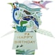 image 2 of Time To Party Roar-Some Birthday! Pop Up Greeting Card