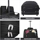 image 4 of 5 Cities 21"/55cm Backpack Trolley Bag Carry On Lightweight Travel Cabin Approved with Shoulder Straps Wheels Suit Case Hand Luggage with 2 Year Warranty Black | Black | Cabin Bag