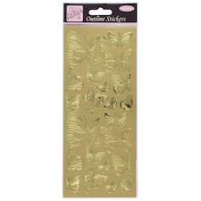 Outline Stickers - Butterfly