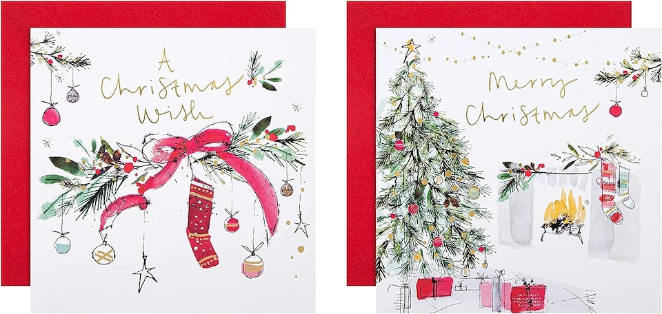 image 1 of Traditional Wish Designs, Pack of 16 Charity Christmas Cards
