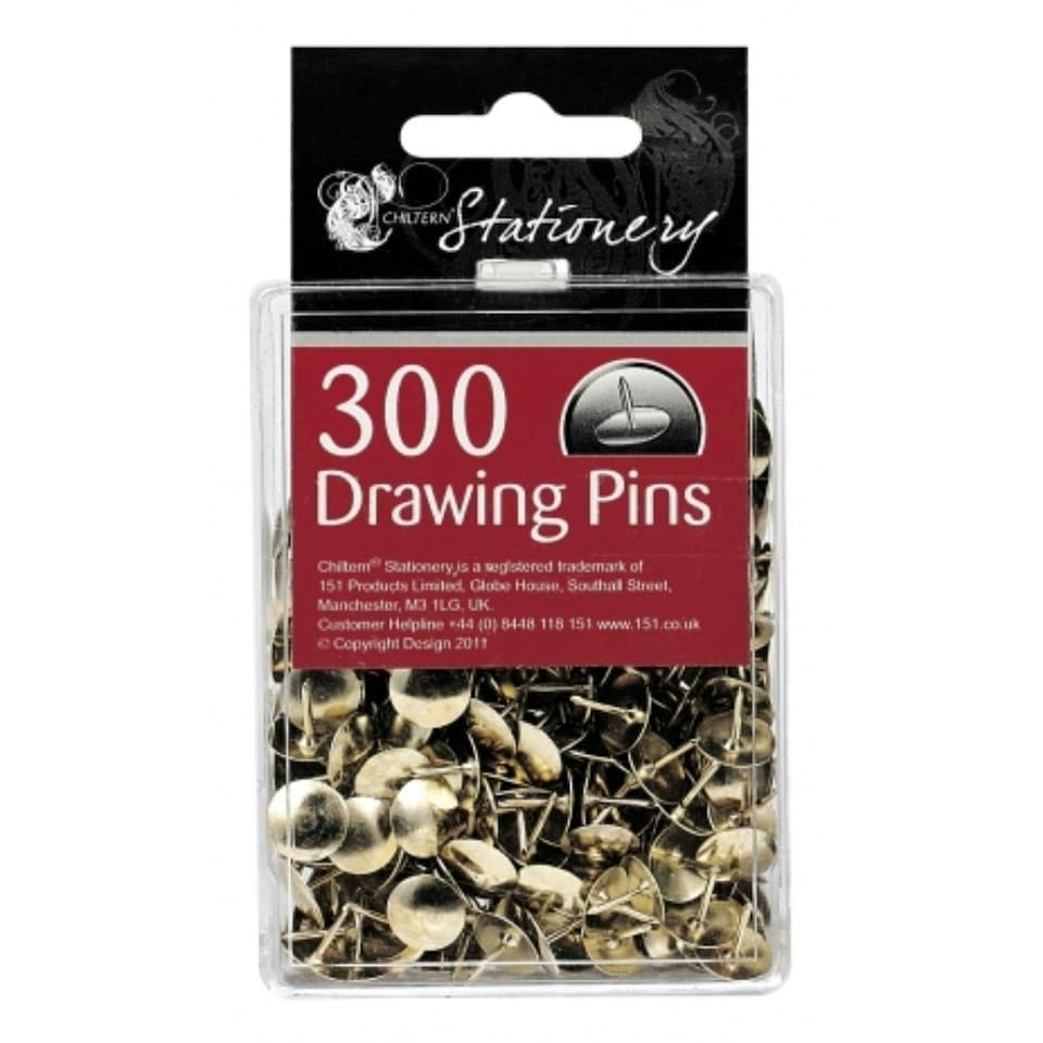 image 1 of Metal Drawing Pins - Box of 300