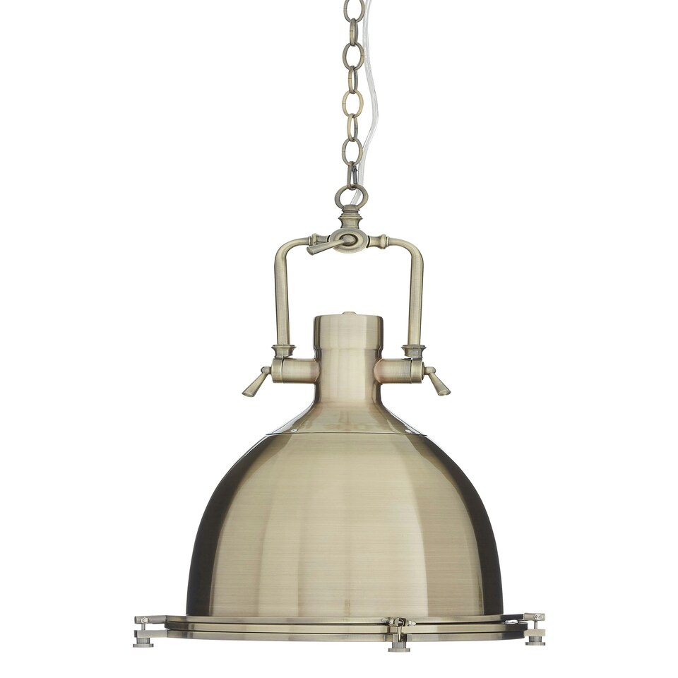 image 1 of Interiors by Premier Large Brass Pendant Light