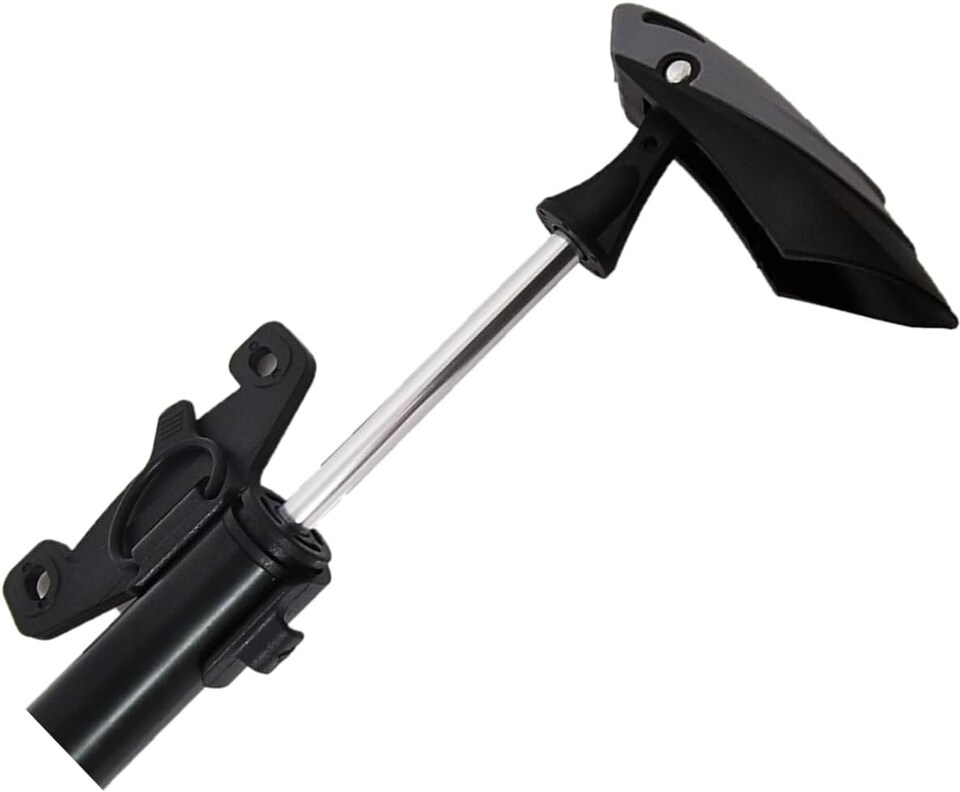 image 1 of AWE CNC 6063 Alloy Mini Bike Pump With Gauge 100 PSI Max Pressure Dual Valve SV/PV