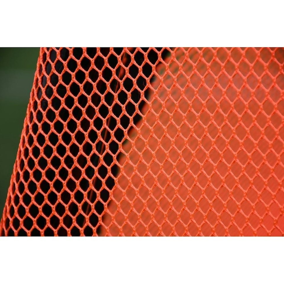 image 1 of Precision Aluminium Folding Football Goal - Coral/Black - One Size