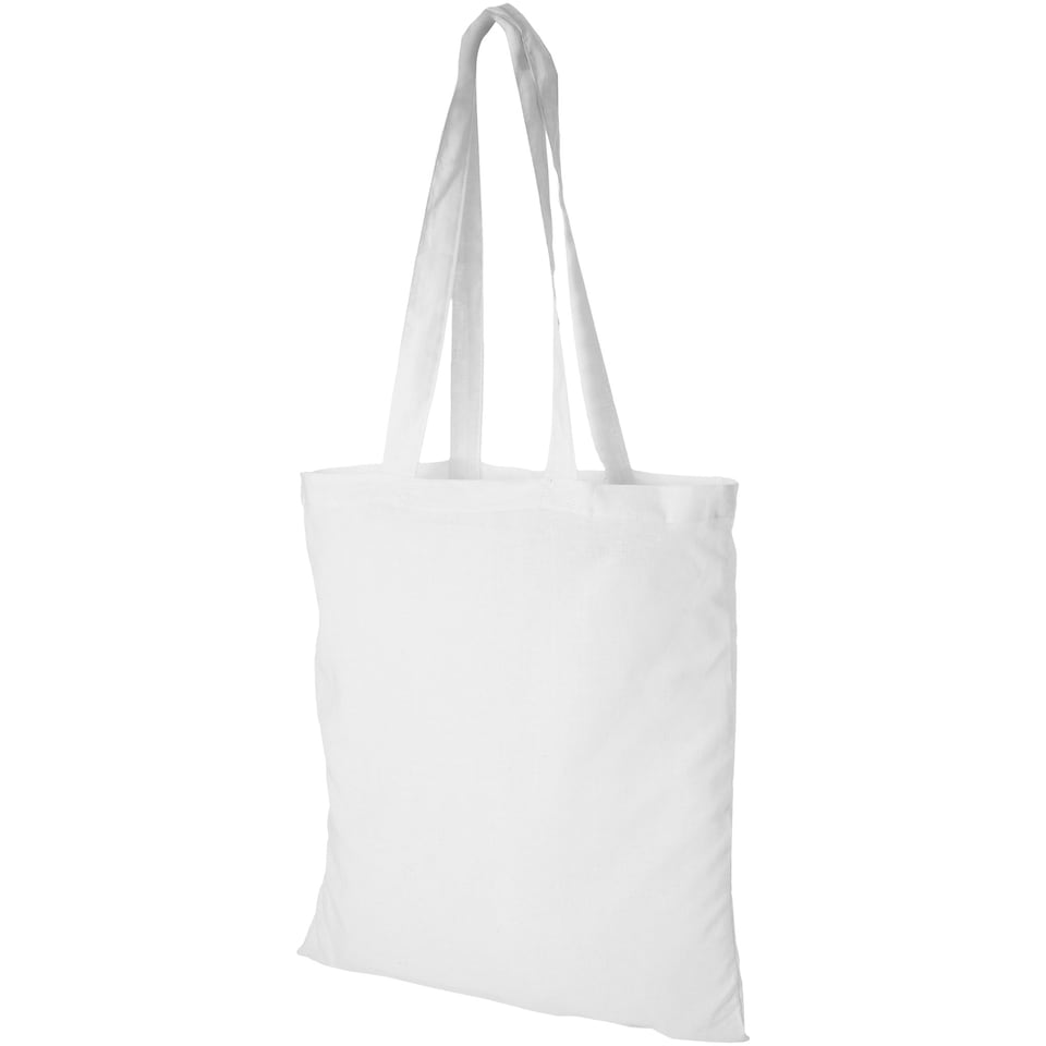 Bullet Peru Cotton Tote - White - 37 x 42 cm | White