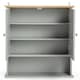 image 6 of VonHaus Shrewsbury Grey Bathroom Mirror Cabinet with Storage