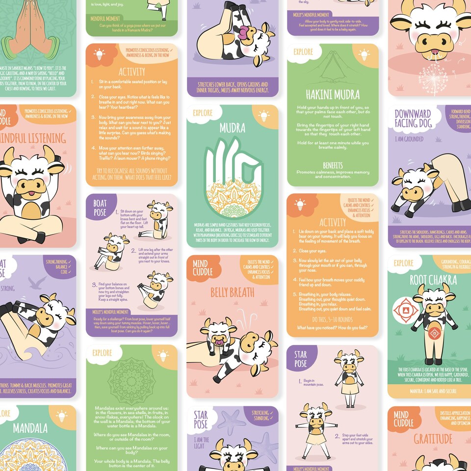 image 1 of Myga Kids Yoga Cards