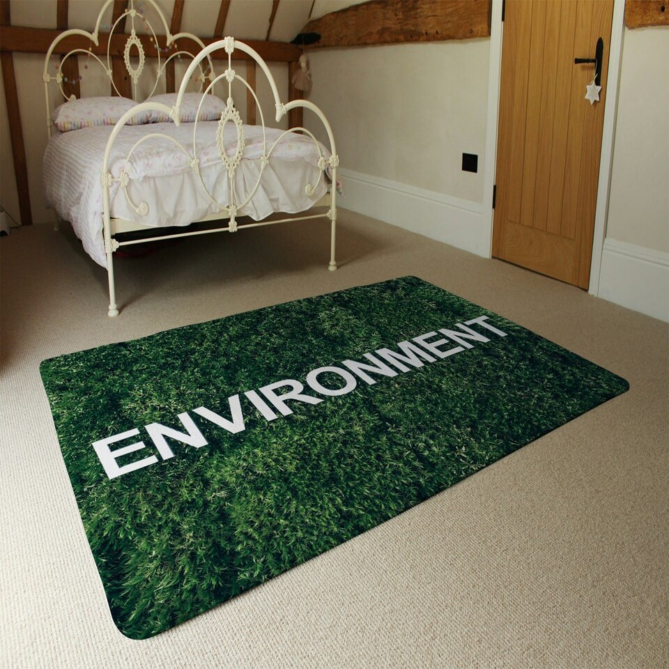 image 1 of Wellness Environment (Rug) Green | L