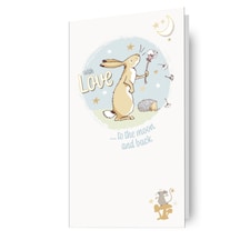 Guess How Much I Love You Blank Card