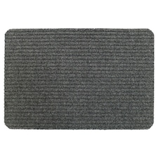 Groundsman Basic Ribbed Door Mat - Light Grey - 40cm x 60cm