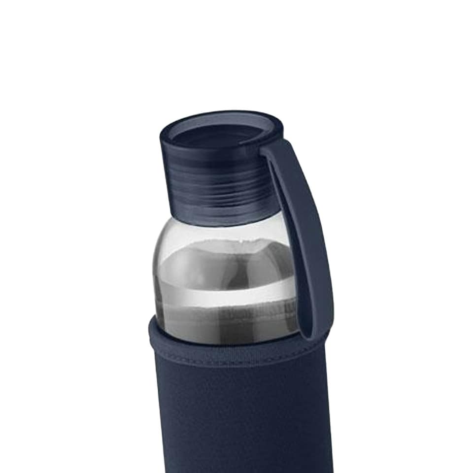 image 1 of MidOcean Ebor Recycled Glass 500ml Bottle - French Navy - One Size Blue | One Size