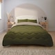 image 2 of Silentnight 10.5 Tog Seersucker Coverless Duvet and Pillowcase Set N/A | Olive/Natural | King