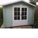 image 2 of 2.7m x 2.7m Premier Apex Log Cabin With Double Doors + Free Floor & Felt (19mm)
