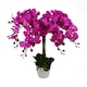 image 1 of Artificial Deluxe Bush Orchid Pink 85cm Bush Orchid Lots of Flowers Botanik