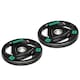 image 6 of SPORTNOW Two 10kg Olympic Weight Plates for Barbell, with Tri-Grips