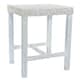 image 1 of Maya Rattan Bar Table - Whitewash White