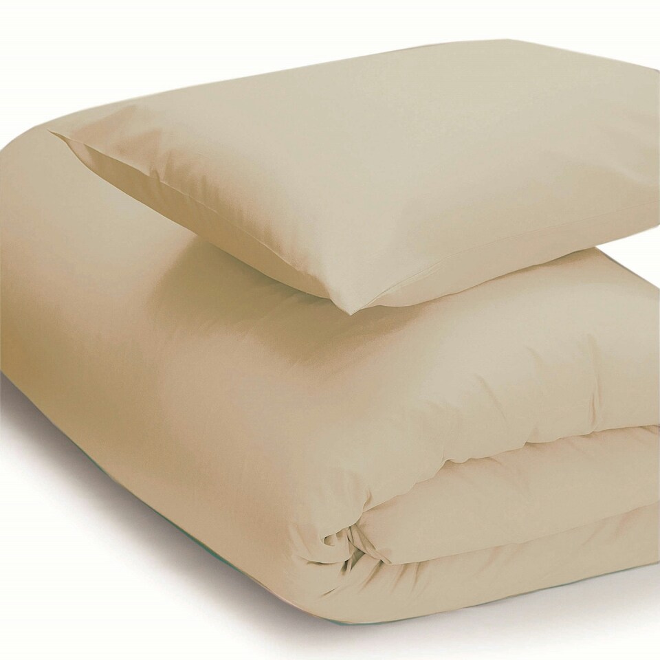 Belledorm Easycare Percale Duvet Cover - Cream - Double
