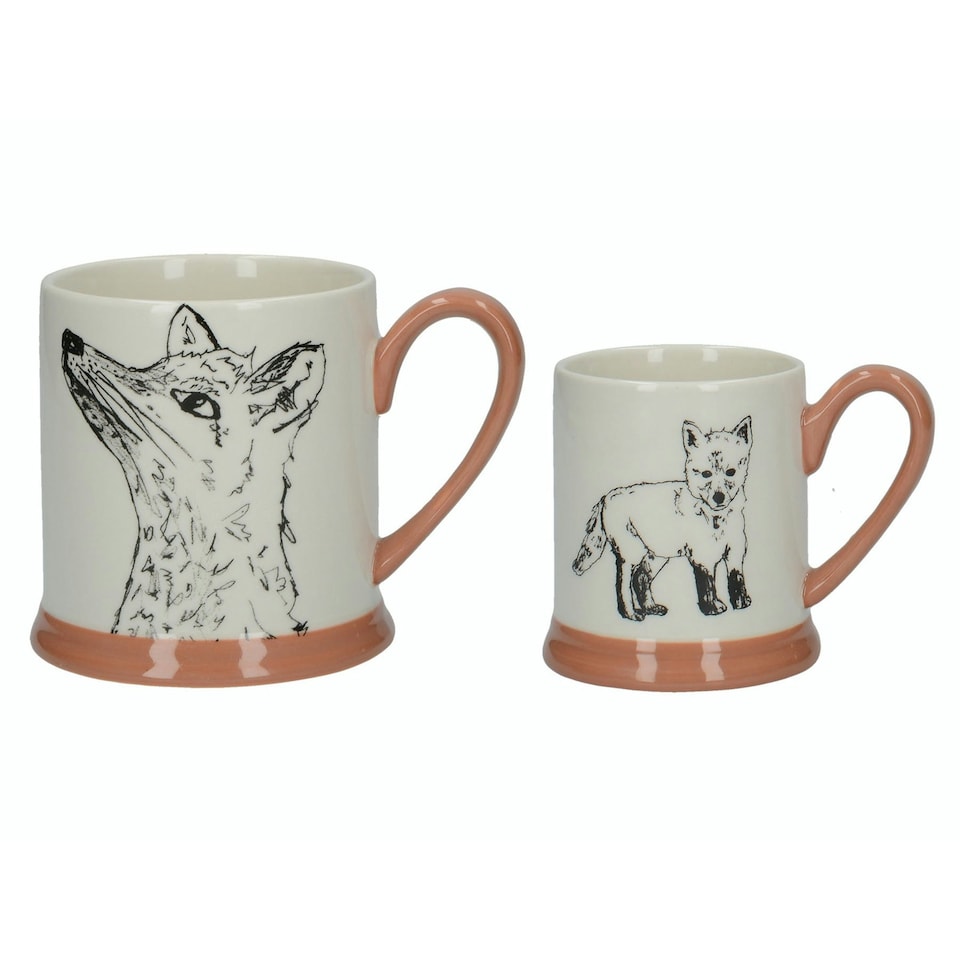 image 1 of Creative Tops Into The Wild Set with Two Sets of Mugs - Deer & Fox