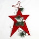 image 5 of Wooden Hanging Decoration Star Shape Red 18X1.2X26 CM
