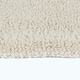 image 5 of Homescapes Luxury Reversible Round Bath Mat - Natural Cream Cream
